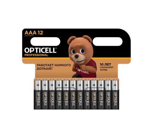 Батарея PROFESSIONAL AAA 12PCS 5052006 OPTICELL Батарея PROFESSIONAL AAA 12PCS 5052006 OPTICELL