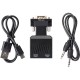 VCOM CA337A Переходник VGA(M)+audio+microUSB --> HDMI(F)1080*60Hz, VCOM <CA337A>[4895182225152]