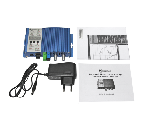 Приёмник оптический для сетей КТВ Vermax-LTP-112-9-ISNp Приёмник оптический для сетей КТВ Vermax-LTP-112-9-ISNp