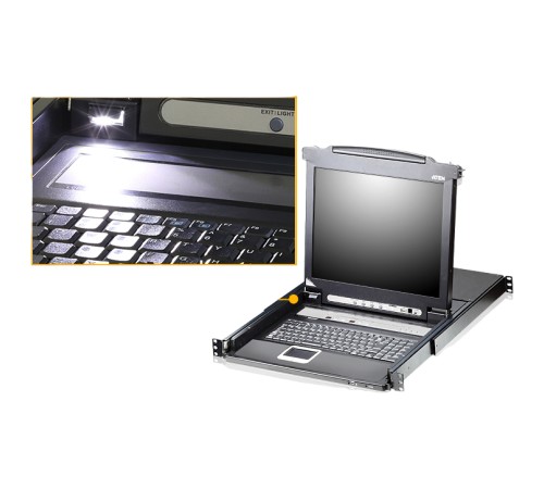 8-портовый IP KVM-переключатель с ЖК-дисплеем Slideaway/ATEN ATEN CL5708iMR