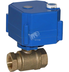 Кран шаровый 3/4'с электроприводом 12V
