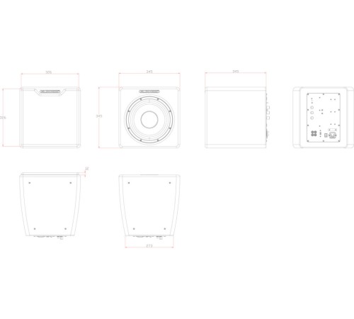 Активный сабвуфер M&K Sound V10+ [Black Satin/Black Cloth]