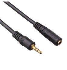 Exegate EX205308RUS Удлинитель звуковой (3.5mm Jack M - 3.5mm Jack F) 2м Exegate, позолоченные разъемы