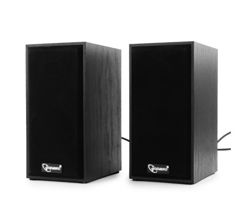 Акустич. система 2.0 Gembird SPK-203 {МДФ, черный ,2х3 Вт,USB-питание}