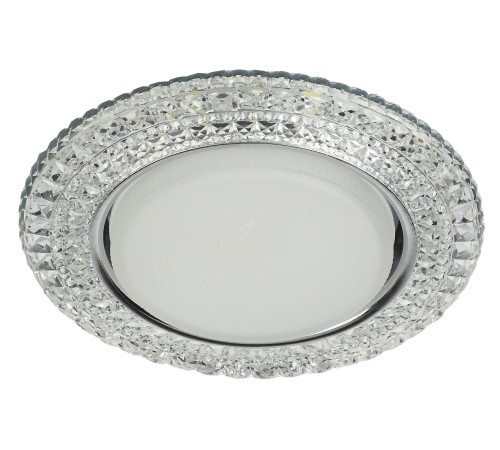 DK LD26 SL/WH Точечные светильники декор cо светодиодной подсветкой Gx53, прозрачный ЭРА Б0029638