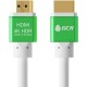 Greenconnect Кабель 5.0m HDMI версия 2.0, HDR 4:2:2, Ultra HD, 4K 60 fps 60Hz/5K*30Hz, 3D, AUDIO, 18.0 Гбит/с, 28/28 AWG, OD7.3mm, тройной экран, белый, AL корпус зеленый, GCR-51292 Greenconnect HDMI (m) - HDMI (m) 5м (GCR-51292)