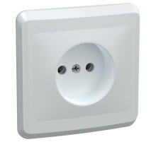 Iek ERV10-K01-10-DM РС10-2-ВБ Розетка 1местн. без з/к без защ.штор. 10А ВЕГА (белый) IEK