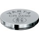 Батарейка Varta ELECTRONICS CR2450 BL1 Lithium 3V (6450) (1/10/100) Varta PRIMARY LITHIUM CR2450 (06450101401)