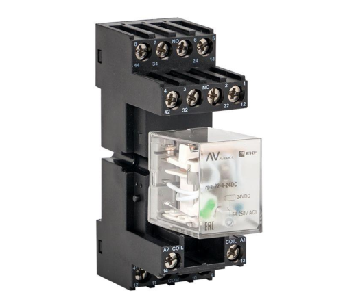 Разъем для реле РМ4 22/4 AVERES EKF rm4-22-4
