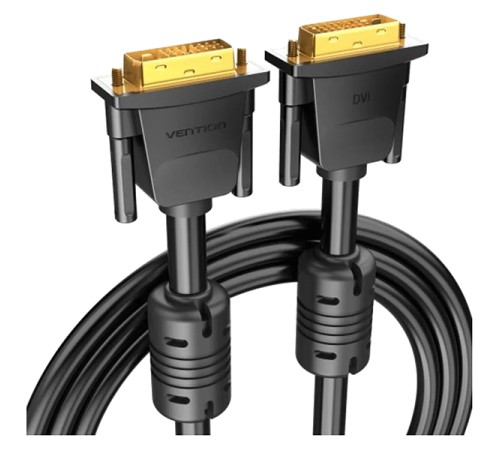 Кабель Vention DVI-I Dual link 24+5M/VGA 15M с ферритовым фильтром - 3м. Кабель Vention DVI-I(m)/VGA(m) - 3 м (EACBI) Кабель Vention DVI-I Dual link 24+5M/VGA 15M с ферритовым фильтром - 3м. Кабель Vention DVI-I(m)/VGA(m) - 3 м (EACBI)