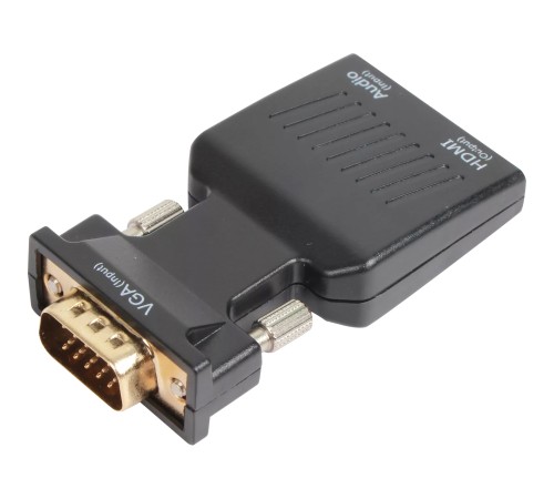 VCOM CA337A Переходник VGA(M)+audio+microUSB --> HDMI(F)1080*60Hz, VCOM <CA337A>[4895182225152]
