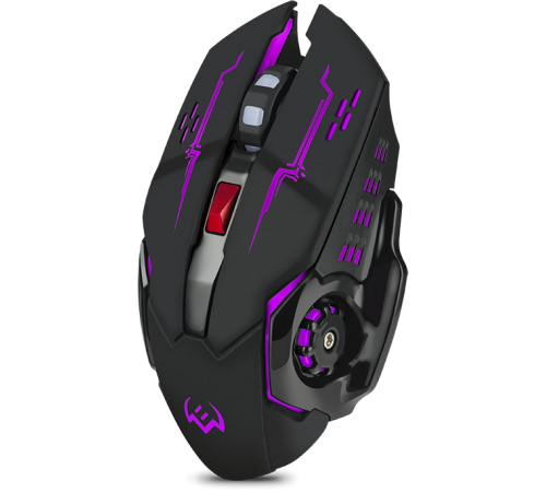Игровая мышь SVEN RX-G930W (бесшумн. кл., 5+1кл. 800-2400 DPI, ST, подсв., игров. упак)