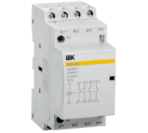 Контактор модульный КМ25-22М AC IEK MKK11-25-22 Контактор модульный КМ25-22М AC IEK MKK11-25-22