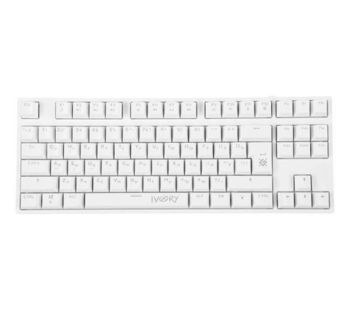 Defender Механическая клавиатура Ivory GK-579 RU, 87кн,1.5м,крас.свитчи, RGB [45579]