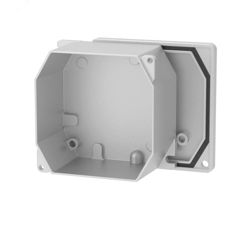 Dkc 65300 Коробка ответвительная алюминиевая окрашенная,IP66, RAL9006, 90х90х53мм Dkc 65300 Коробка ответвительная алюминиевая окрашенная,IP66, RAL9006, 90х90х53мм