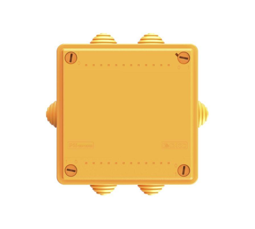 DKC FSB11604 Коробка пластиковая FS с кабельными вводами и клеммниками, IP56,100х100х50мм, 6р, 450V,6A, 4мм.кв DKC FSB11604 Коробка пластиковая FS с кабельными вводами и клеммниками, IP56,100х100х50мм, 6р, 450V,6A, 4мм.кв