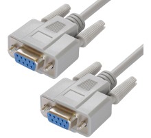 Greenconnect Кабель COM RS-232 порта соединительный 5 m GCR- DB9CF2F-5 m, 9F / 9F Premium, серый, пластиковый пакет Greenconnect COM(RS232) 9F - COM(RS232) 9F (GCR-DB9CF2F-5m)