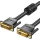 Кабель Vention DVI-D Dual link 25M/25M с ферритовым фильтром - 2м. Кабель Vention DVI-D(m)/DVI-D(m) - 2 м (EAABH)