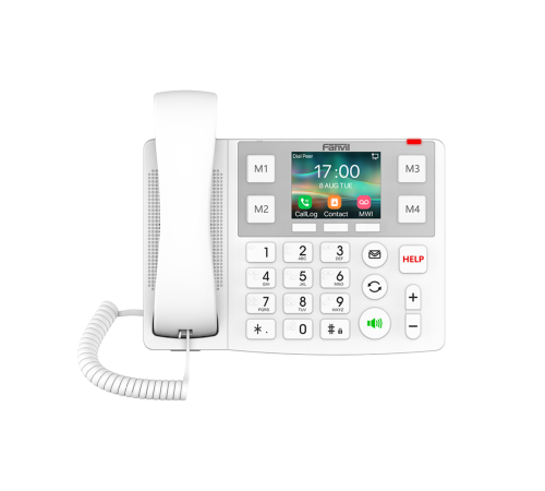 Ip-телефон Fanvil Care Series IP Phone3.5" 320 x 240-pixel color display2 SIP Line4 Quick KeyBig ButtonWIFI 2.4GHz & 5GHzHAC HandsetG.722, OpusSOS ButtonDesktop Stand/Wall Mountable(optional) (X305) Ip-телефон Fanvil Care Series IP Phone3.5" 320 x 240-pixel color display2 SIP Line4 Quick KeyBig ButtonWIFI 2.4GHz & 5GHzHAC HandsetG.722, OpusSOS ButtonDesktop Stand/Wall Mountable(optional) (X305)