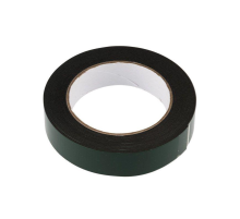 Двухсторонний скотч REXANT, зеленого цвета на черной основе, 25мм, 5метров [09-6125]