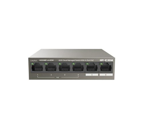 Коммутатор 6GEPORT 4POE G2206P-4-63W IP-COM