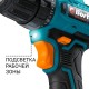 Bort BAB-21-BLK (2X1,5AH) Дрель-шуруповерт аккумуляторная [93413526] { 21 В, 1.5 Ач, Li-lon, 2 Акб }