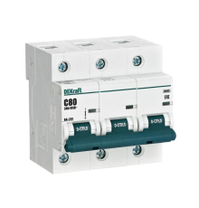 Выключатель автоматический модульный 3п C 80А 10кА ВА-201 DEKraft 13008DEK