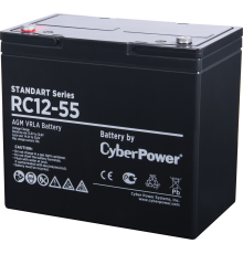 Аккумуляторная батарея SS CyberPower RC 12-55 / 12 В 55 Ач CyberPower Standart Series RC 12-55