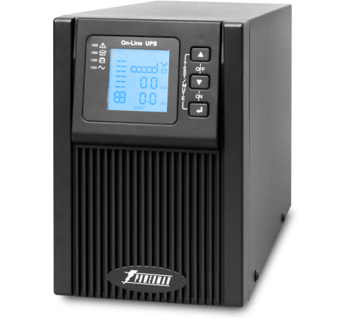 ИБП POWERMAN Online 1000, LCD, двойного преобразования, 1000ВА, 900Вт, 2 евророзетки с резервным питанием, USB, RS232, слот SNMP, разъем EPO, батарея 12В 9Ач 2 шт., 215 х 315 х 365 мм., 10.7 кг. (POWERMAN Online 1000) ИБП POWERMAN Online 1000, LCD, двойного преобразования, 1000ВА, 900Вт, 2 евророзетки с резервным питанием, USB, RS232, слот SNMP, разъем EPO, батарея 12В 9Ач 2 шт., 215 х 315 х 365 мм., 10.7 кг. (POWERMAN Online 1000)