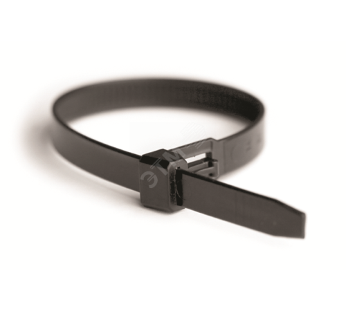 Хомут P6.6 многоразовый, черный 7,6x250 DKC 25352SR