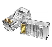 Коннектор Vention RJ45 (8p8c), cat. 6, под витую пару (10шт.) Vention Коннектор Vention RJ45 (8p8c), cat. 6, под витую пару (10шт.) (IDDR0-10) (IDDR0-10)