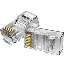 Коннектор Vention RJ45 (8p8c), cat. 6, под витую пару (10шт.) Vention Коннектор Vention RJ45 (8p8c), cat. 6, под витую пару (10шт.) (IDDR0-10) (IDDR0-10)