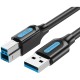 Кабель Vention USB 3.0 AM/BM  - 1.5м Кабель Vention USB 3.0 AM/BM - 1.5 м (COOBG)