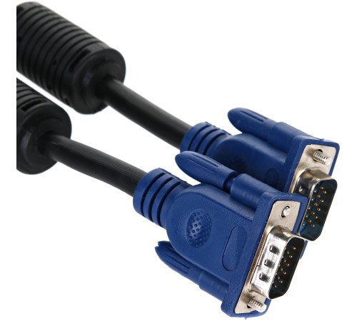 Кабель монитор-SVGA card (15M-15M) 3м 2 фильтра Aopen/Qust <ACG341AD-3M> VCOM AOpen VGA (m) - VGA (m) 3м (ACG341AD-3M)