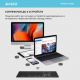 Клавиатура A4Tech Fstyler FBX50C серый USB беспроводная BT/Radio slim Multimedia (FBX50C GREY)
