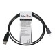 Кабель USB 2.0 A-->mini-B 5P (1м) черный TELECOM <TC6911BK-1.0M> VCOM Telecom USB 2.0 Type-AM - miniUSB 1м (TC6911BK-1.0M)