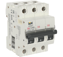 IEK AR-M06N-3-C063 ARMAT Авт. выкл. M06N 3P C 63А
