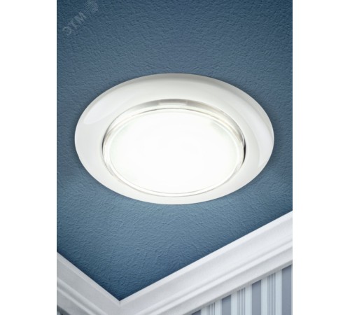 Светильник KL35 WH есо Светильник под лампу Gx53,220V, 13W ,белый KL35 WH eco ЭРА Б0041927