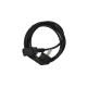 VCOM CE021-CU0.75-1.8M Кабель компьютер-розетка 220V (EURO) <VDE> 3G0,75mm2 VCOM {CE021-CU} 1,8м[6937510870226]