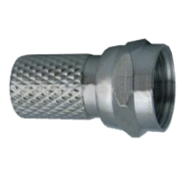 Разъем для коаксиального кабеля RG6 (Twist) (100шт)
