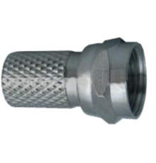 Разъем для коаксиального кабеля RG6 (Twist) (100шт)