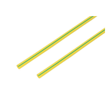 Трубка термоусадочная 6.0/3.0 1м желт./зел. Rexant 20-6007