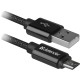 Кабель USB2.0 TO MICRO-USB 1M BLACK USB08-03T 87802 DEFENDER
