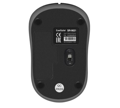 Exegate EX269649RUS Беспроводная мышь Exegate SR-9021 <black, optical, 3btn/scroll, 1000dpi, USB> Color box