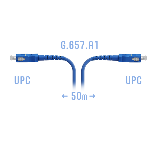 Патчкорд оптический армированный SC/UPC 50метров