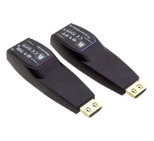 Передатчик и приемник сигнала HDMI по волоконно-оптическому кабелю; кабель 2LC, многомодовый ОМ3, до 200 м, поддержка 4К60 4:4:4 [94-0006150] Kramer 617R/T