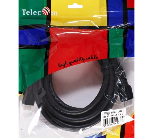 Кабель HDMI 19M/M,ver. 2.1, 8K@60 Hz 4.5m Telecom <TCG255-4.5M> VCOM Кабель Telecom HDMI (m)/HDMI (m) - 4.5 м (TCG255-4.5M) Кабель HDMI 19M/M,ver. 2.1, 8K@60 Hz 4.5m Telecom <TCG255-4.5M> VCOM Кабель Telecom HDMI (m)/HDMI (m) - 4.5 м (TCG255-4.5M)