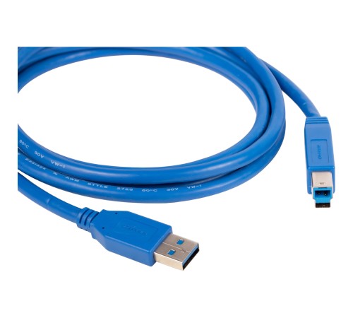 Кабель USB-A 3.0 вилка- USB-B вилка, 0,9 м Kramer C-USB3/AB-3 Кабель USB-A 3.0 вилка- USB-B вилка, 0,9 м Kramer C-USB3/AB-3