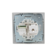 Розетка компьютерная + телефонная 2-м СП Mira RJ45 + RJ11 сер. метал. LEZARD 701-1010-143