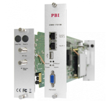 Модуль профессионального IPTV приёмника и двойного аналогового модулятора PBI DMM-1701IM-04